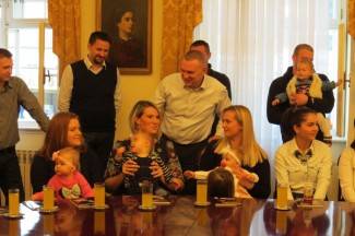 Prijem za roditelje i bebe u Gradu Požegi, 3.11.2015.