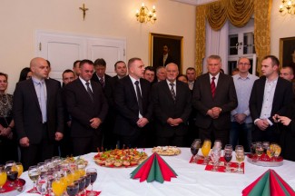 Božićni prijem kod požeškog gradonačelnika Vedrana Neferovića, 18.12.2015.