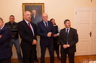Božićni prijem kod požeškog gradonačelnika Vedrana Neferovića, 18.12.2015.