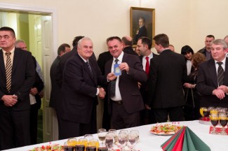 Božićni prijem kod požeškog gradonačelnika Vedrana Neferovića, 18.12.2015.