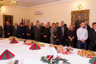 Božićni prijem kod požeškog gradonačelnika Vedrana Neferovića, 18.12.2015.