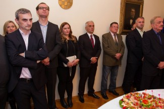 Božićni prijem kod požeškog gradonačelnika Vedrana Neferovića, 18.12.2015.