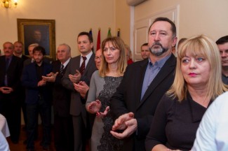 Božićni prijem kod požeškog gradonačelnika Vedrana Neferovića, 18.12.2015.