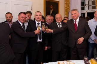 Božićni prijem kod požeškog gradonačelnika Vedrana Neferovića, 18.12.2015.