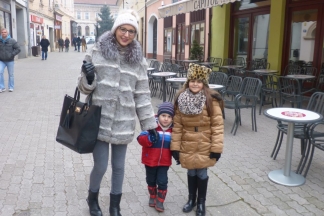 Požega: Prohladna šetnja Požegom, 2.1.2016.