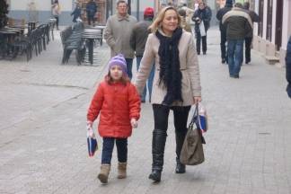 Požega: Prohladna šetnja Požegom, 2.1.2016.