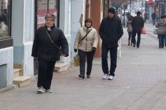Požega: Prohladna šetnja Požegom, 2.1.2016.