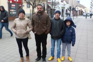 Požega: Prohladna šetnja Požegom, 2.1.2016.