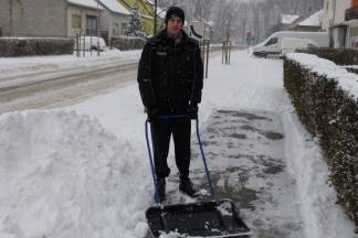 Požega: Snježna šetnja gradom, 3.1.2016.