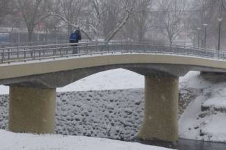 Požega: Snježna šetnja gradom, 3.1.2016.