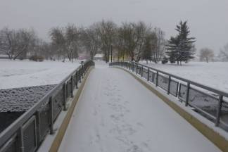 Požega: Snježna šetnja gradom, 3.1.2016.