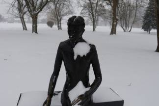 Požega: Snježna šetnja gradom, 3.1.2016.