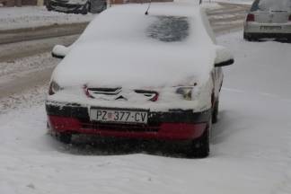 Požega: Snježna šetnja gradom, 3.1.2016.