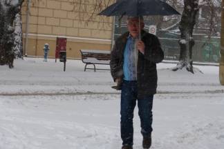 Požega: Snježna šetnja gradom, 3.1.2016.