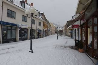 Požega: Snježna šetnja gradom, 3.1.2016.