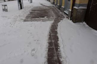 Požega: Snježna šetnja gradom, 3.1.2016.