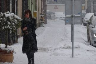 Požega: Snježna šetnja gradom, 3.1.2016.