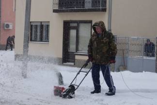 Požega: Snježna šetnja gradom, 3.1.2016.
