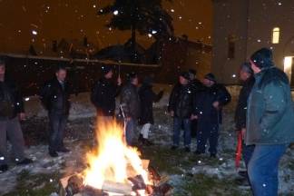 Vjernici pravoslavne vjeroispovjesti proslavili Badnjak, 6.1.2016.