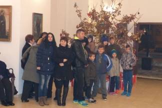 Vjernici pravoslavne vjeroispovjesti proslavili Badnjak, 6.1.2016.