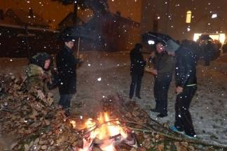 Vjernici pravoslavne vjeroispovjesti proslavili Badnjak, 6.1.2016.