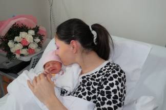 Franka je prva požeška beba: Tata je bio na porodu. Sve je prošlo u najboljem redu