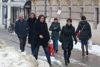 Požega: Šetnja gradom, 9.1.2016.