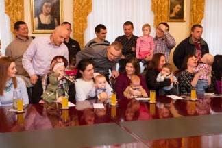 Prijem beba kod gradonačelnika Vedrana Neferovića, 15.2.2016