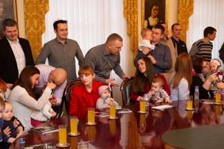 Prijem beba kod gradonačelnika Vedrana Neferovića, 15.2.2016