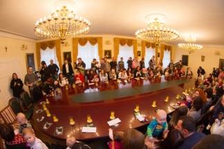 Prijem beba kod gradonačelnika Vedrana Neferovića, 15.2.2016