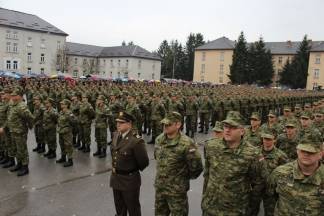 Svečana prisega u požeškoj vojarni, 12.3.2016.