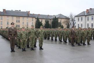 Svečana prisega u požeškoj vojarni, 12.3.2016.