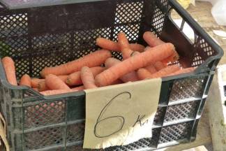 Ponuda četvrtkom na požeškoj tržnici, 7.4.2016.