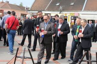 Dan županije: Polaganje vijenaca na Trgu 123. brigade