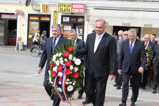 Dan županije: Polaganje vijenaca na Trgu 123. brigade