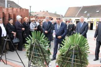 Dan županije: Polaganje vijenaca na Trgu 123. brigade