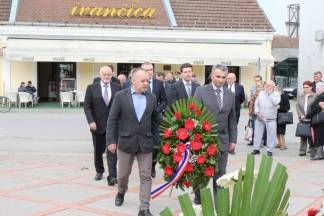 Dan županije: Polaganje vijenaca na Trgu 123. brigade