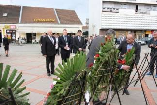 Dan županije: Polaganje vijenaca na Trgu 123. brigade