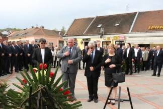 Dan županije: Polaganje vijenaca na Trgu 123. brigade