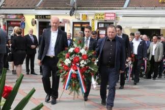 Dan županije: Polaganje vijenaca na Trgu 123. brigade