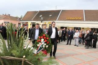 Dan županije: Polaganje vijenaca na Trgu 123. brigade