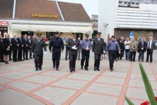 Dan županije: Polaganje vijenaca na Trgu 123. brigade