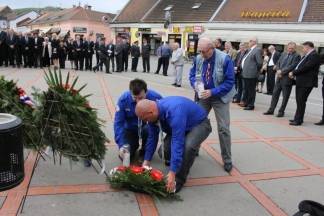 Dan županije: Polaganje vijenaca na Trgu 123. brigade
