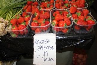 Ponuda četvrtkom na požeškoj tržnici, 19.05.2016.