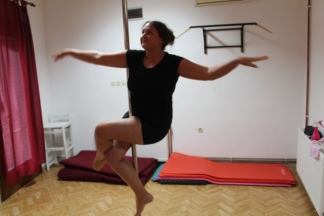 ¨Pole dance¨(ples na šipci) u požeškom studiju ¨Allegra¨: 8.8.2016.