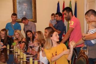 Prijem beba i roditelja u Gradu Požegi:12.9.2016.