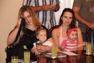 Prijem beba i roditelja u Gradu Požegi:12.9.2016.