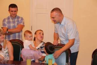 Prijem beba i roditelja u Gradu Požegi:12.9.2016.