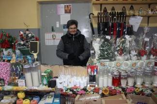 Božićna ponuda na požeškoj tržnici