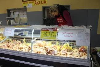 Božićna ponuda na požeškoj tržnici